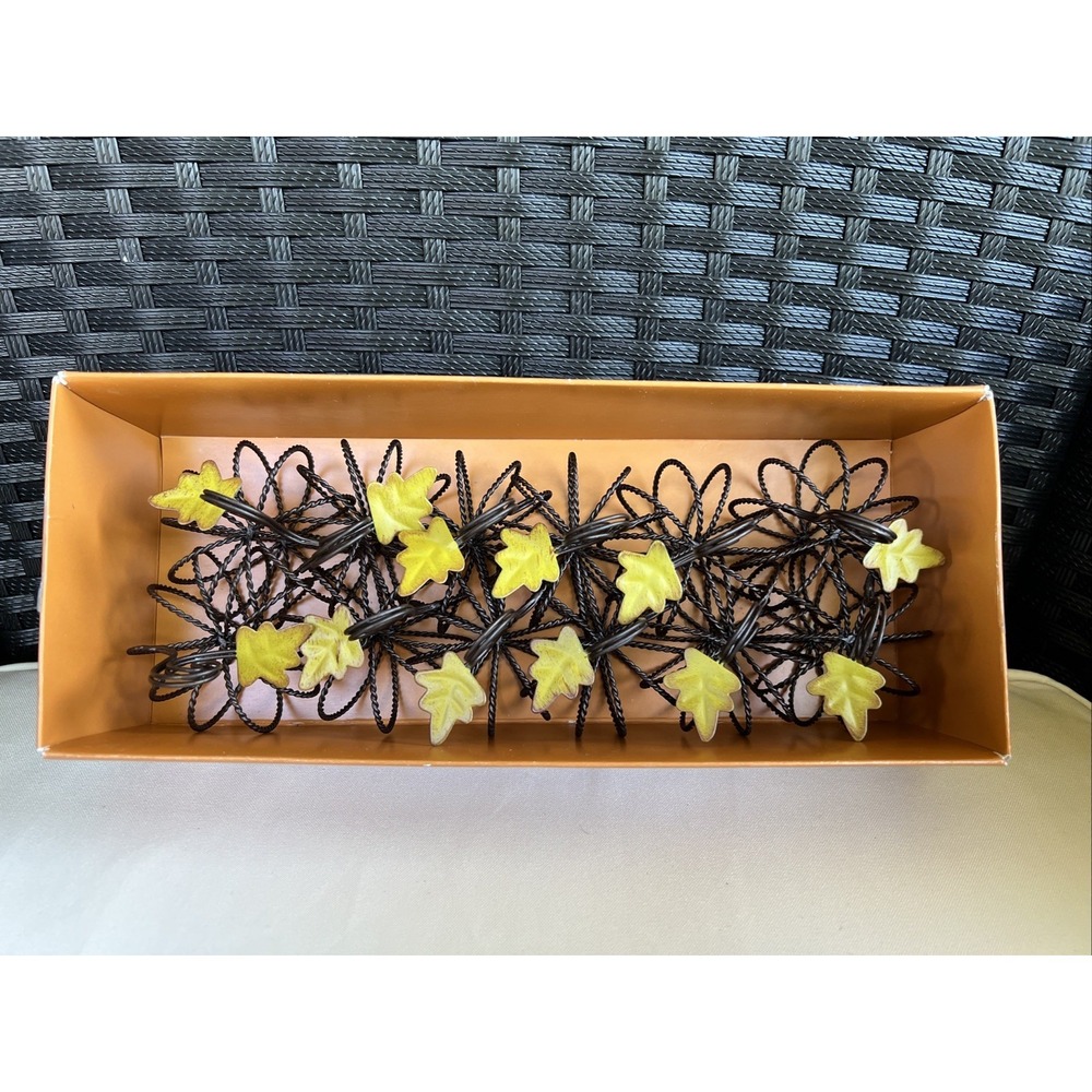 Pier One Pumpkin Bronze Wire‎ Place Card Holders Set Of 12 Thanksgiving Fall